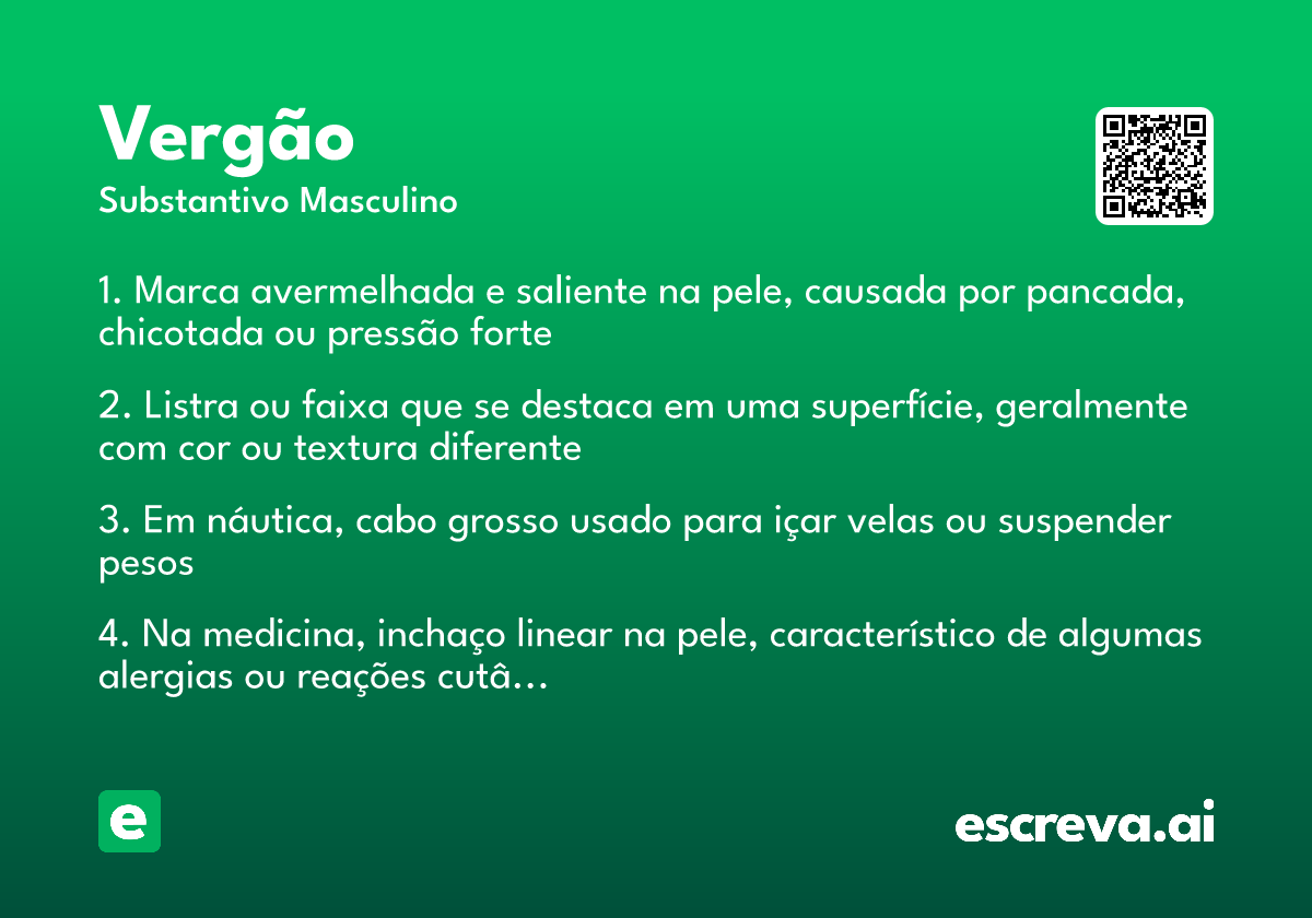 vergão