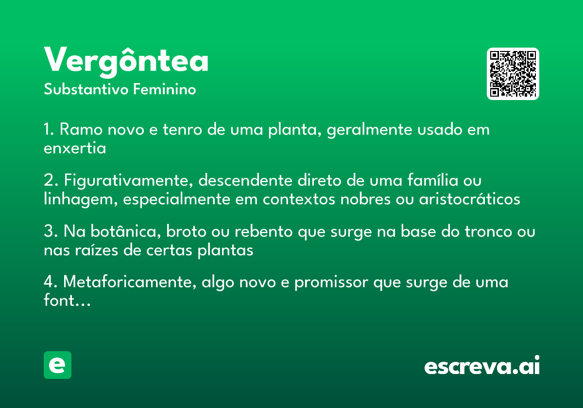 vergôntea