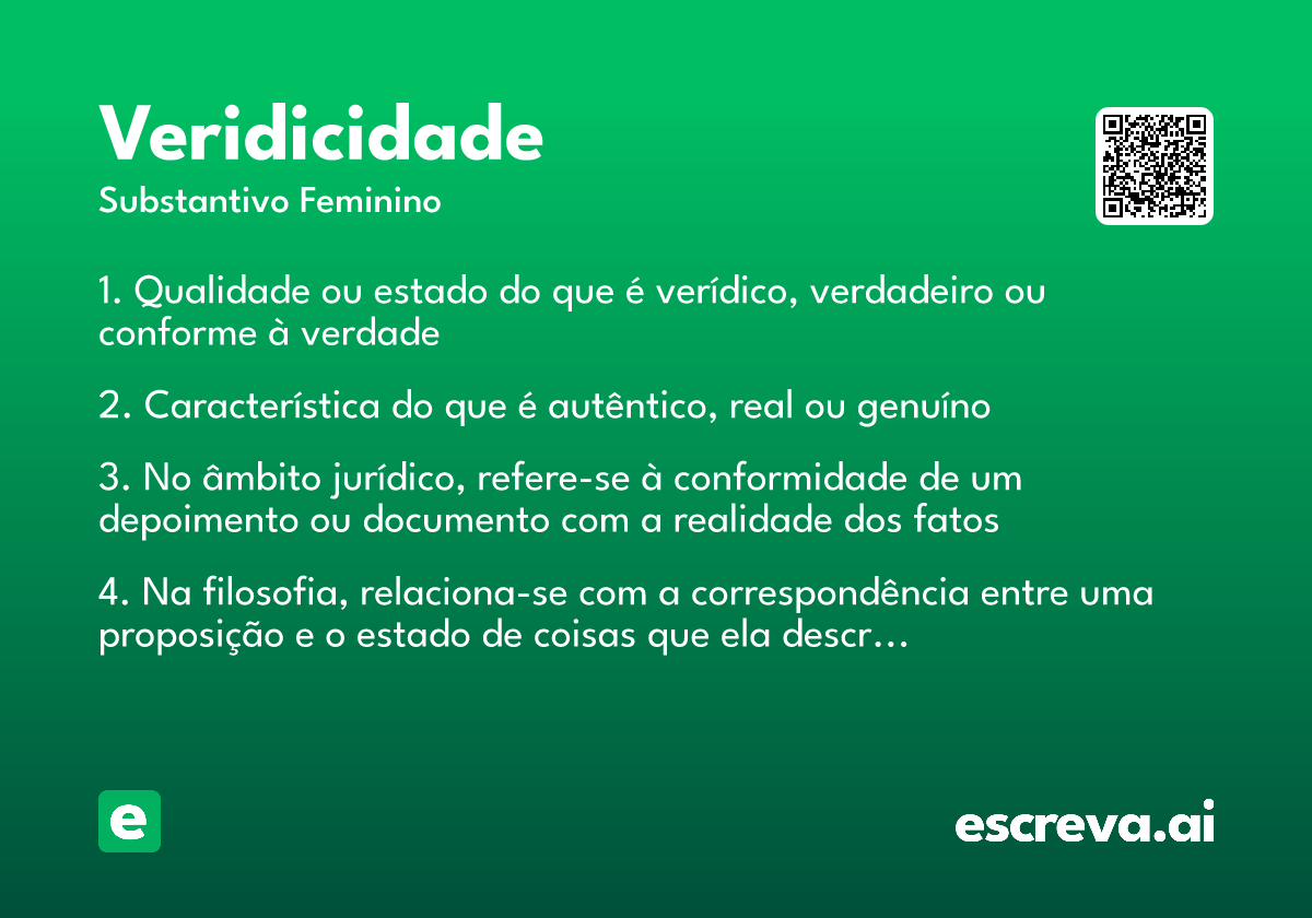 veridicidade