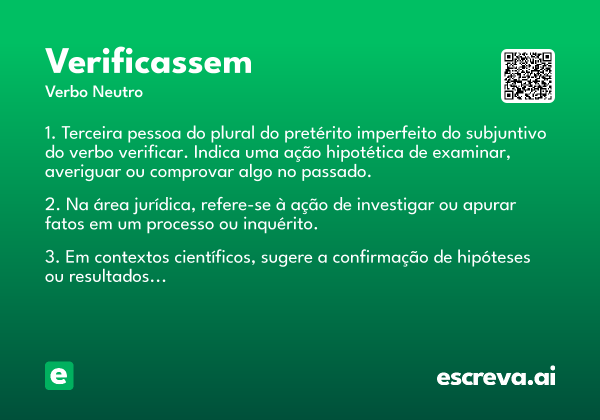 verificassem