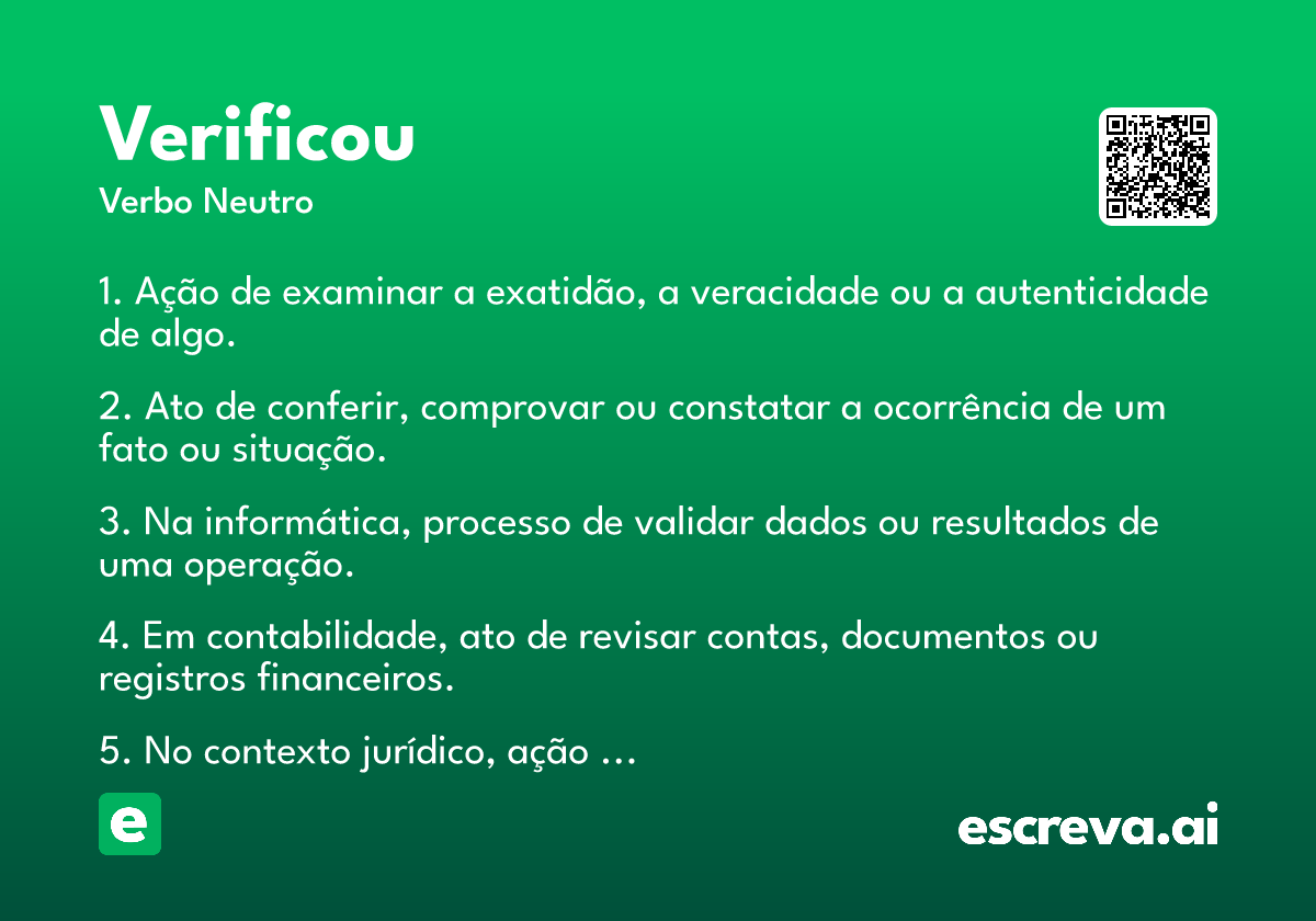 verificou