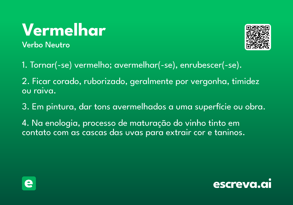 vermelhar