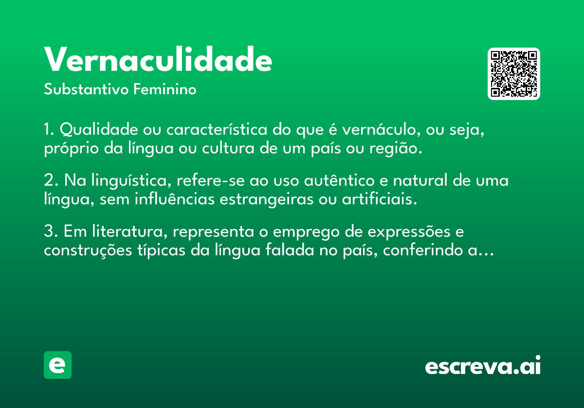 vernaculidade