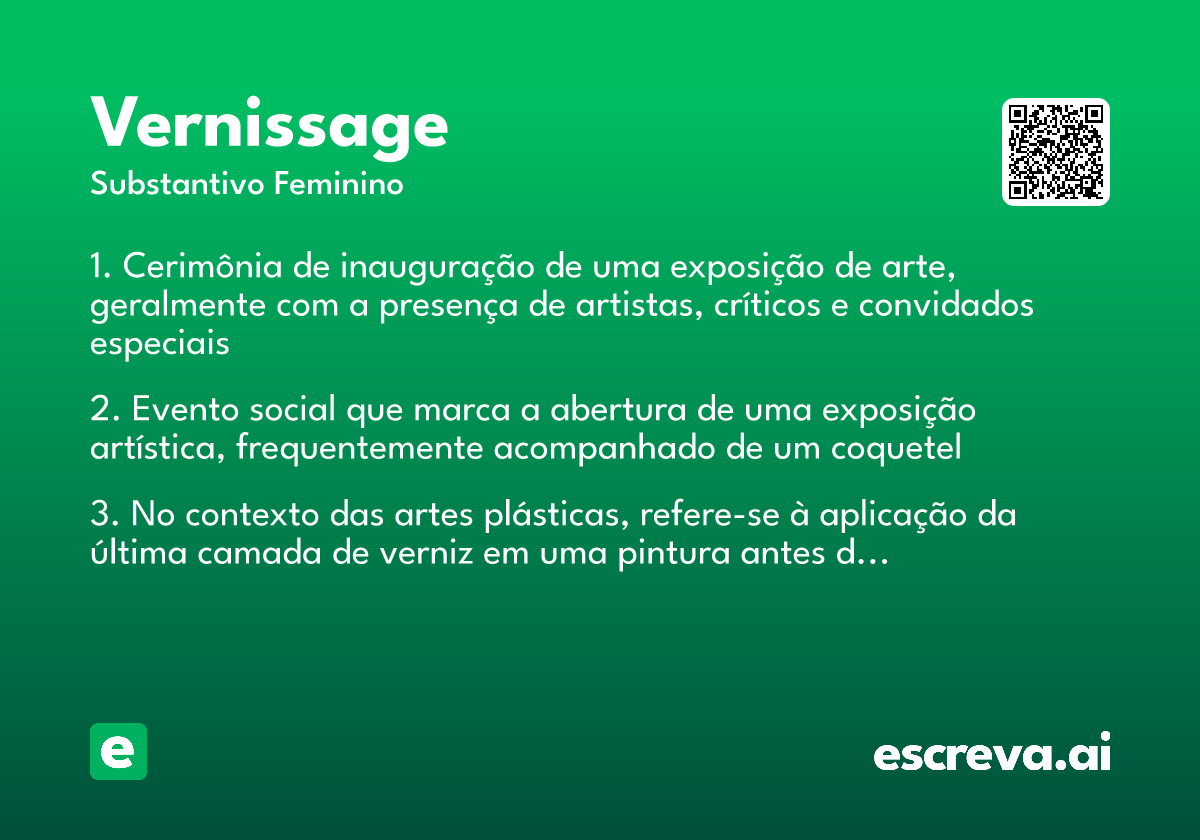 vernissage