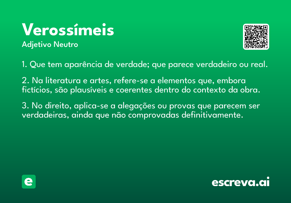 verossímeis