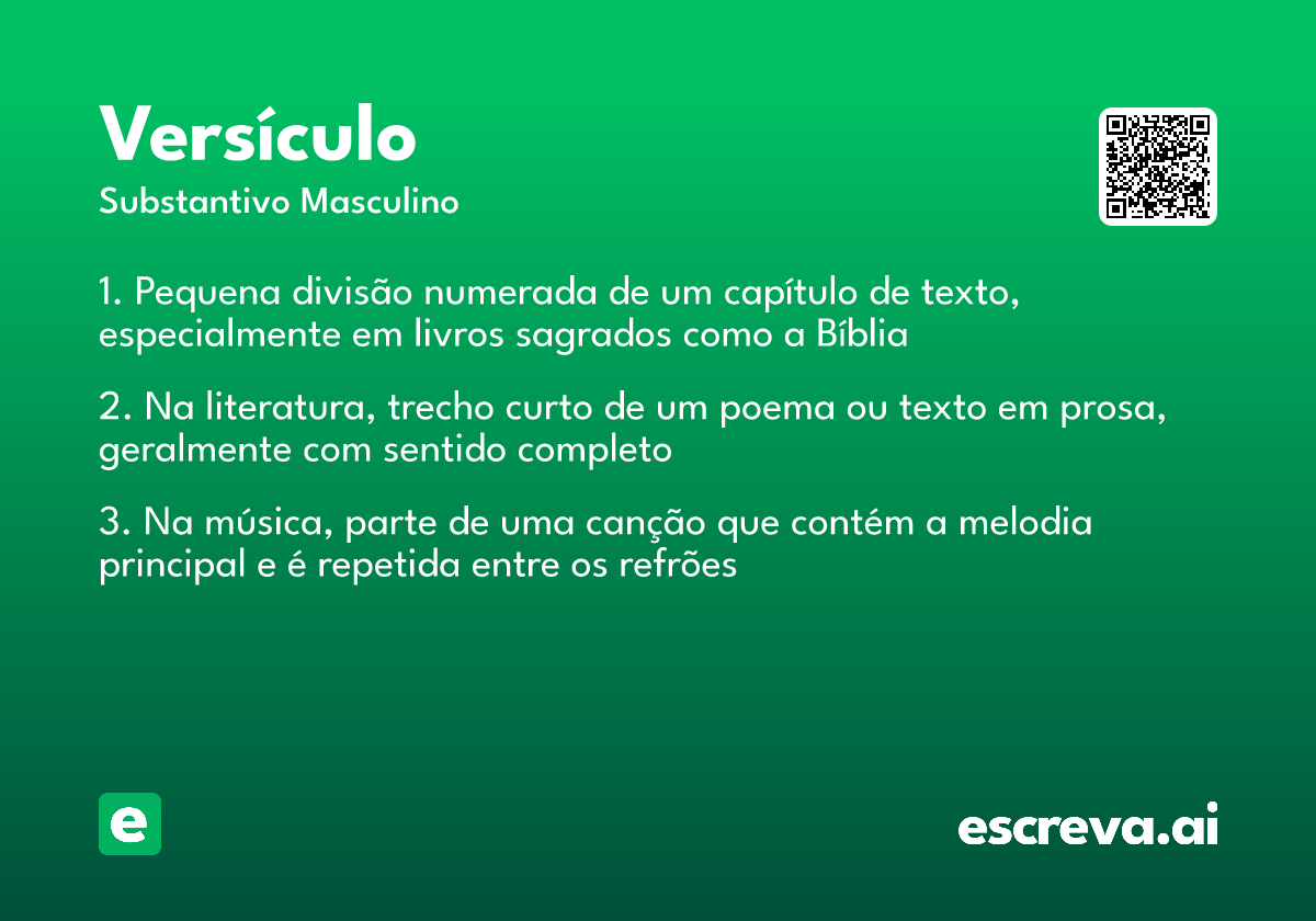 versículo