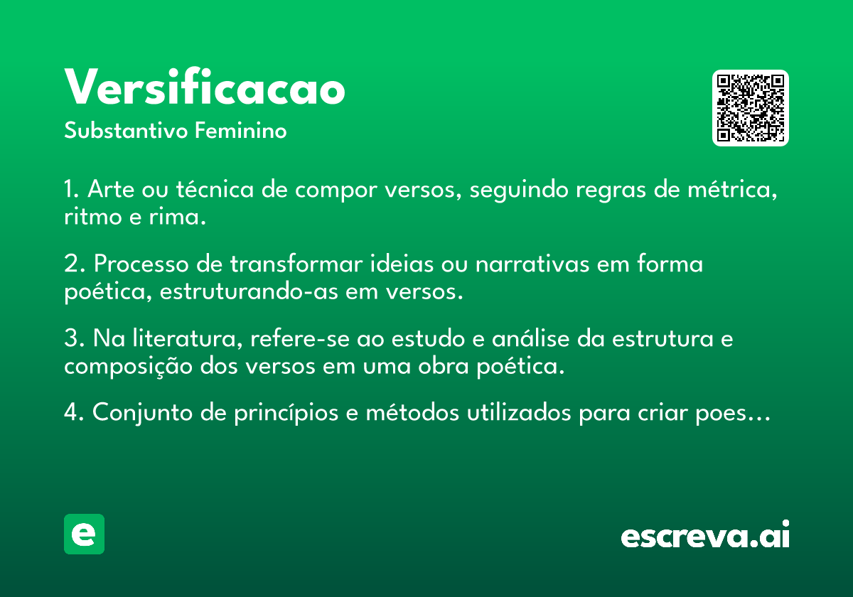 versificacao