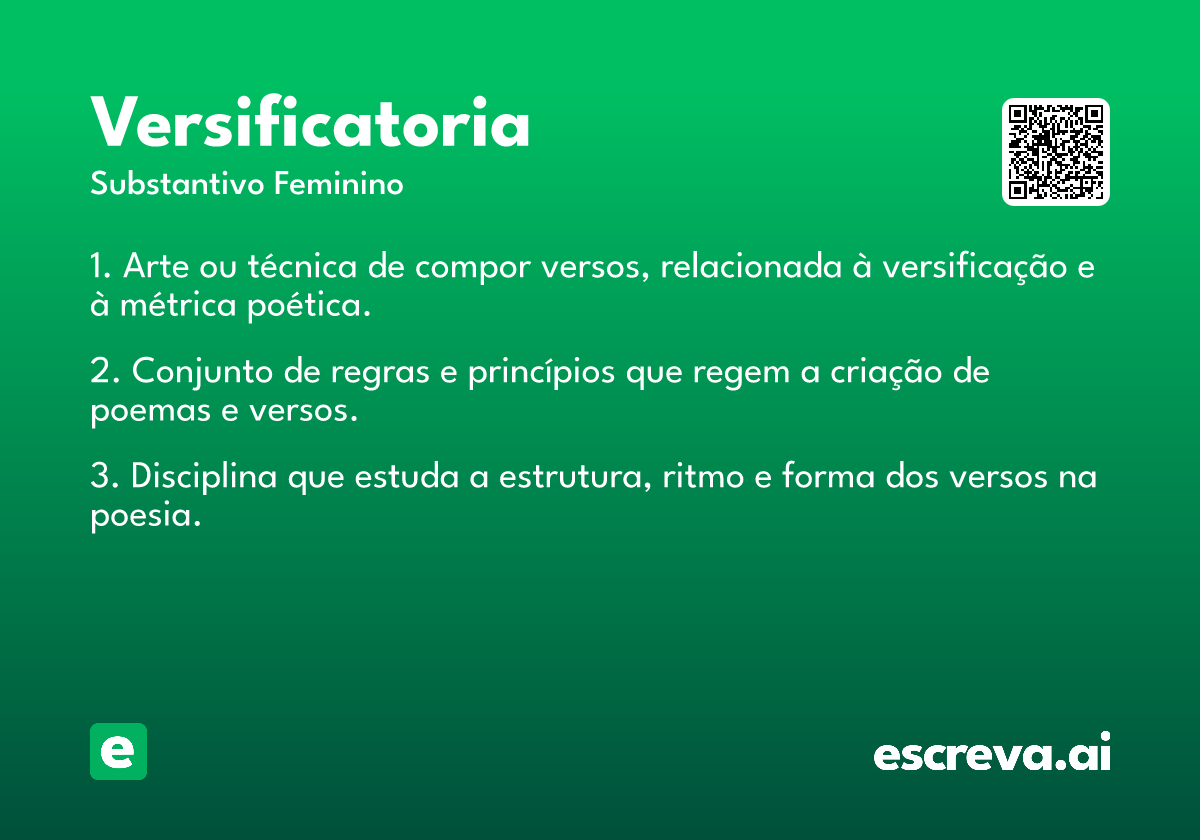 versificatoria