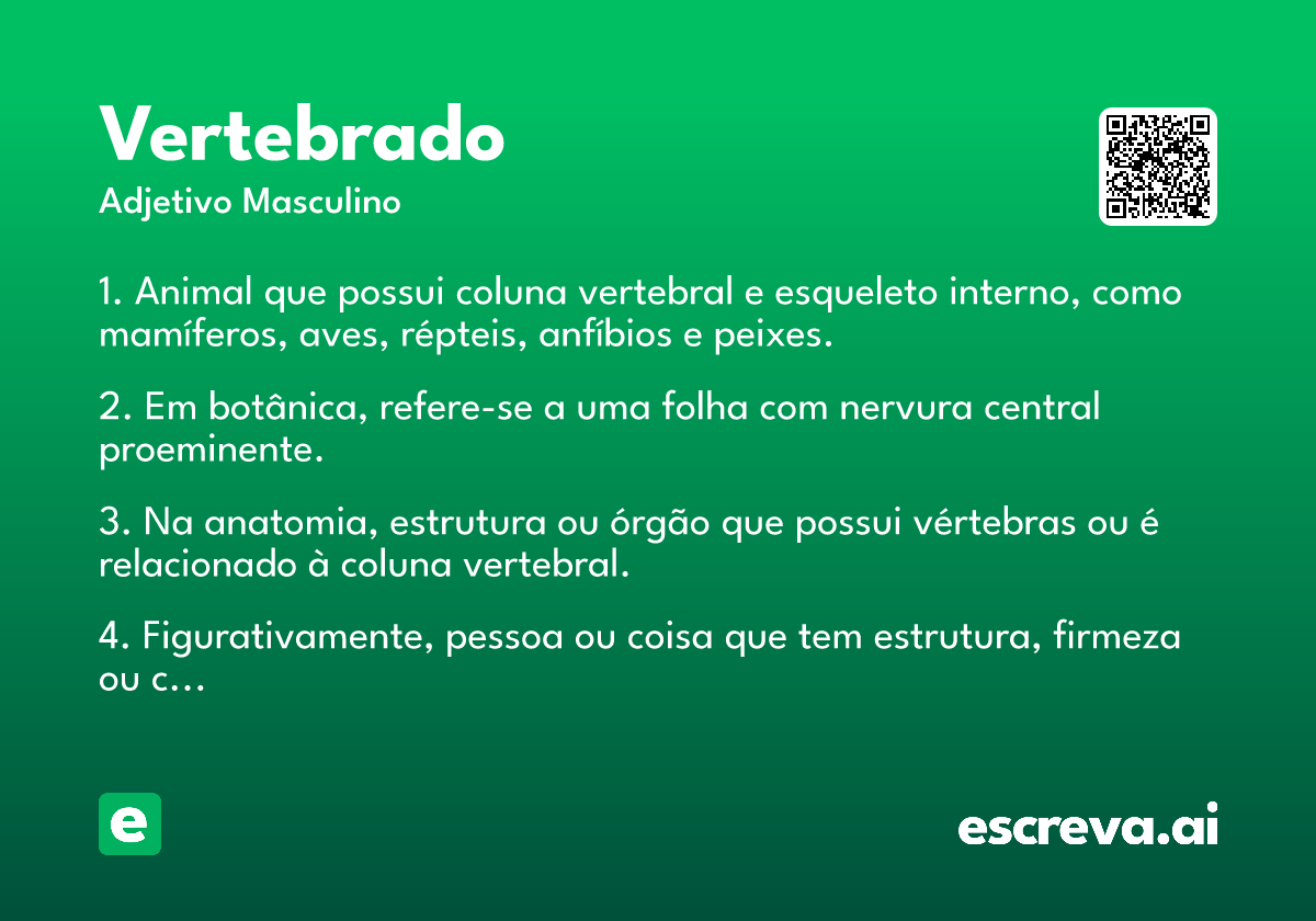 vertebrado