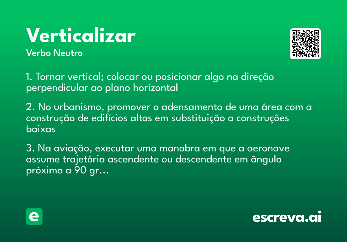 verticalizar