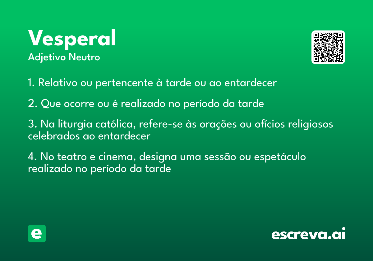 vesperal