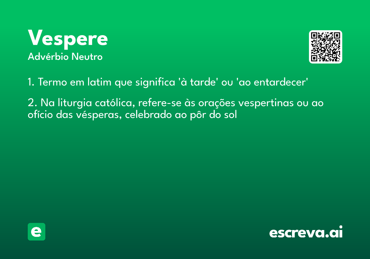 vespere