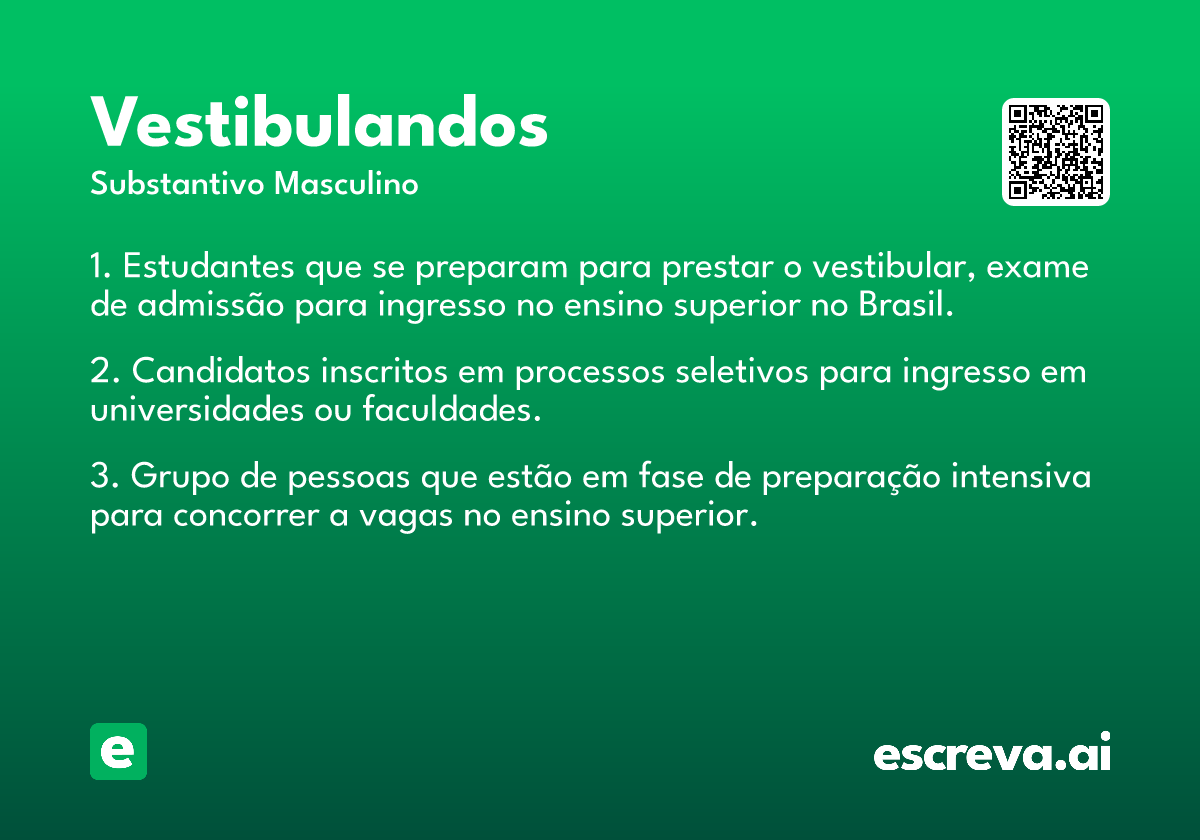 vestibulandos