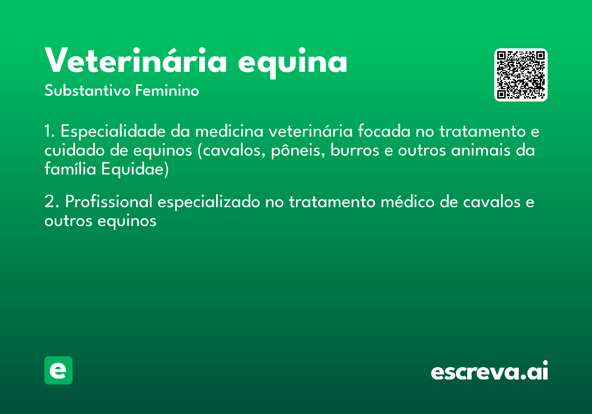 veterinária equina