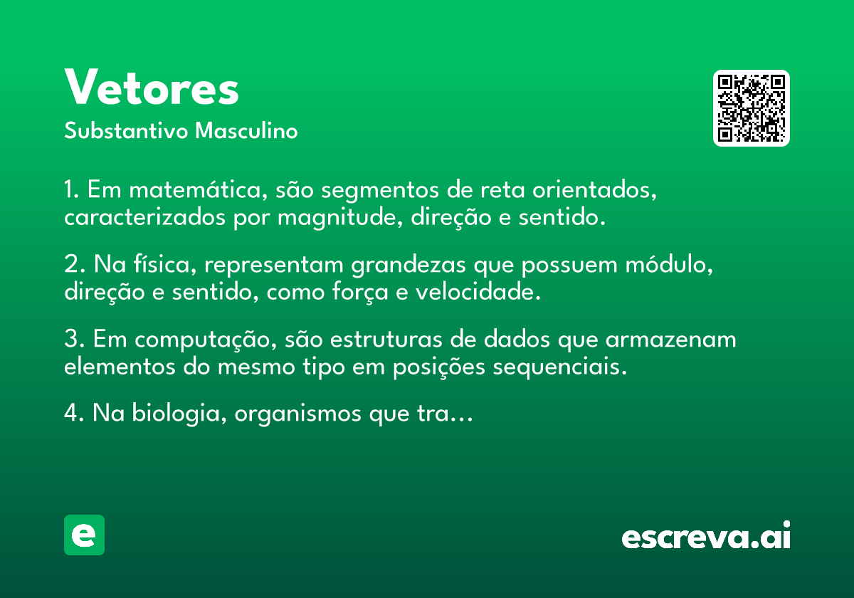 vetores