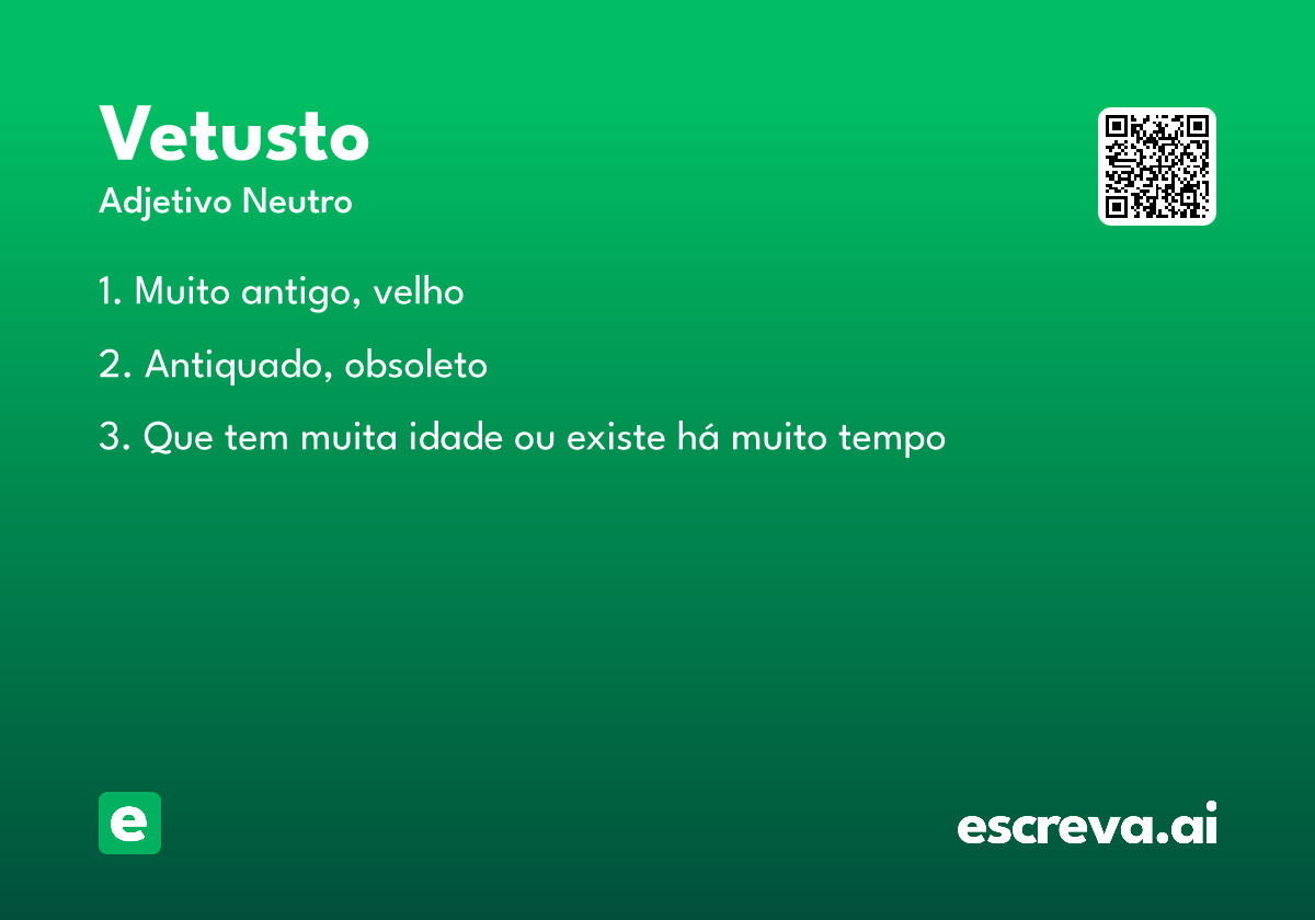 vetusto
