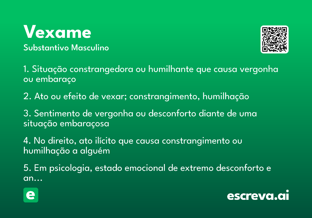 vexame