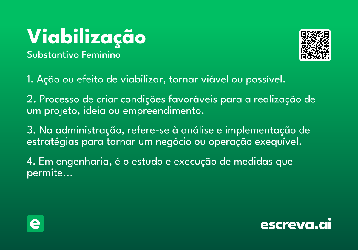 viabilização
