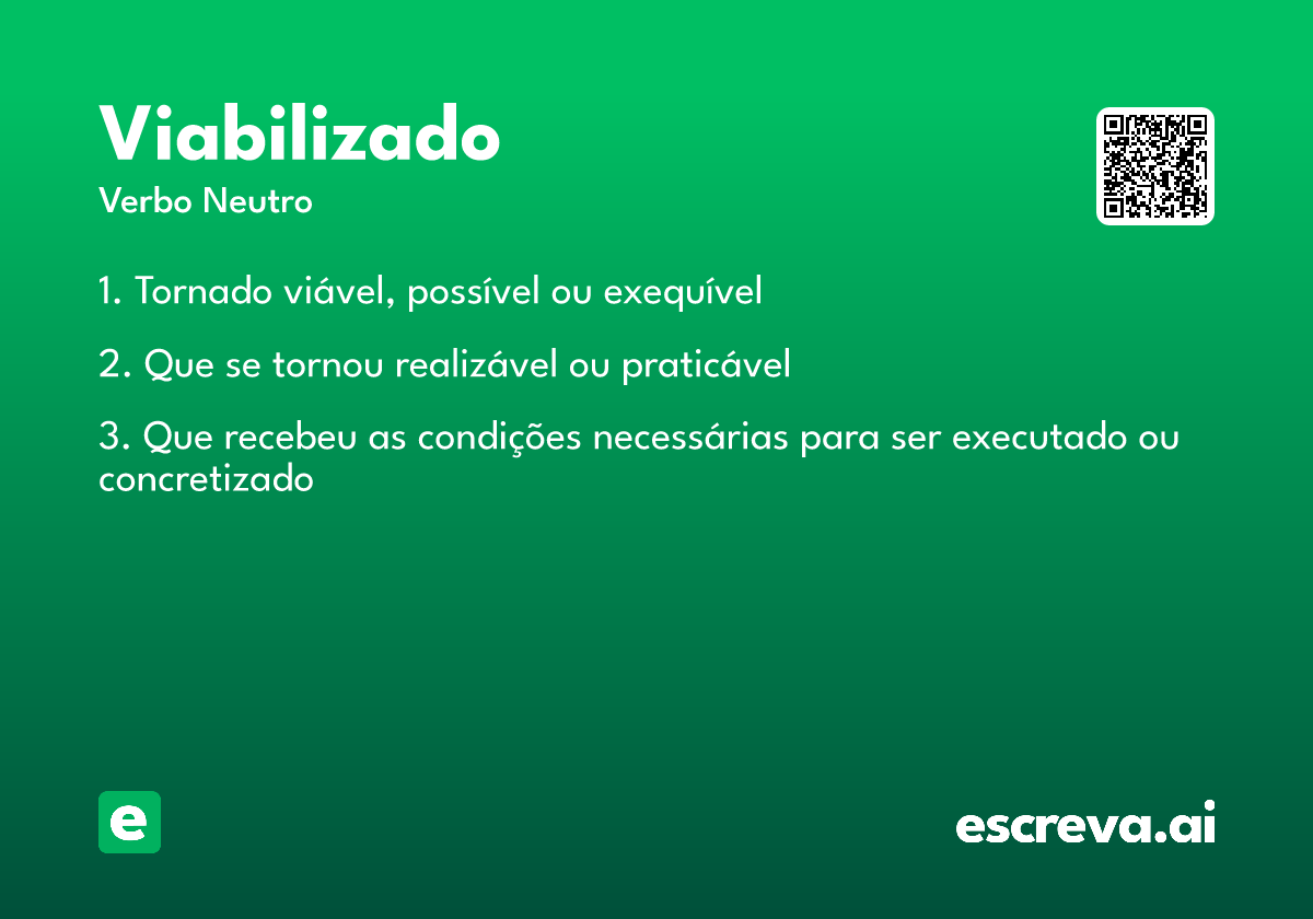 viabilizado