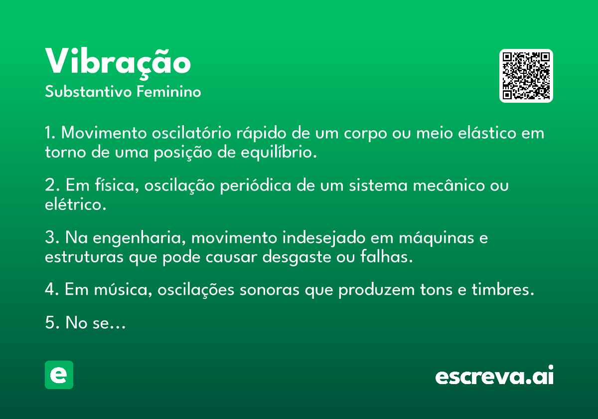 vibração