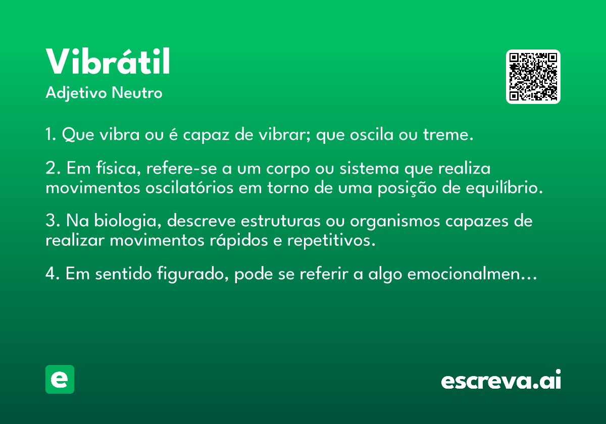vibrátil