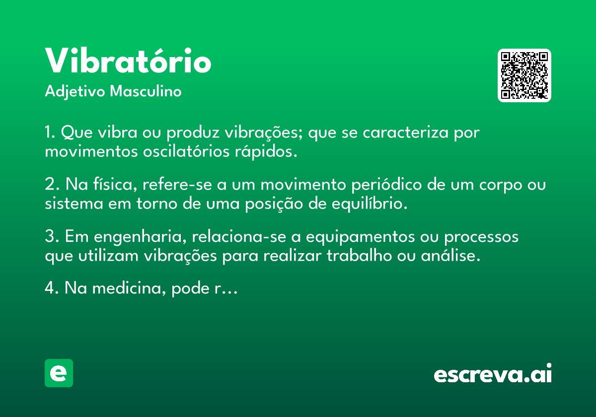 vibratório