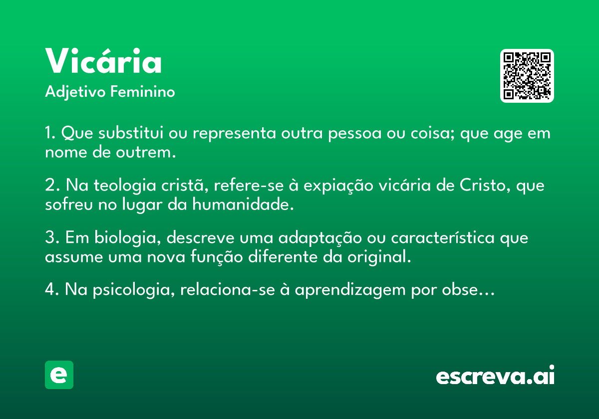vicária