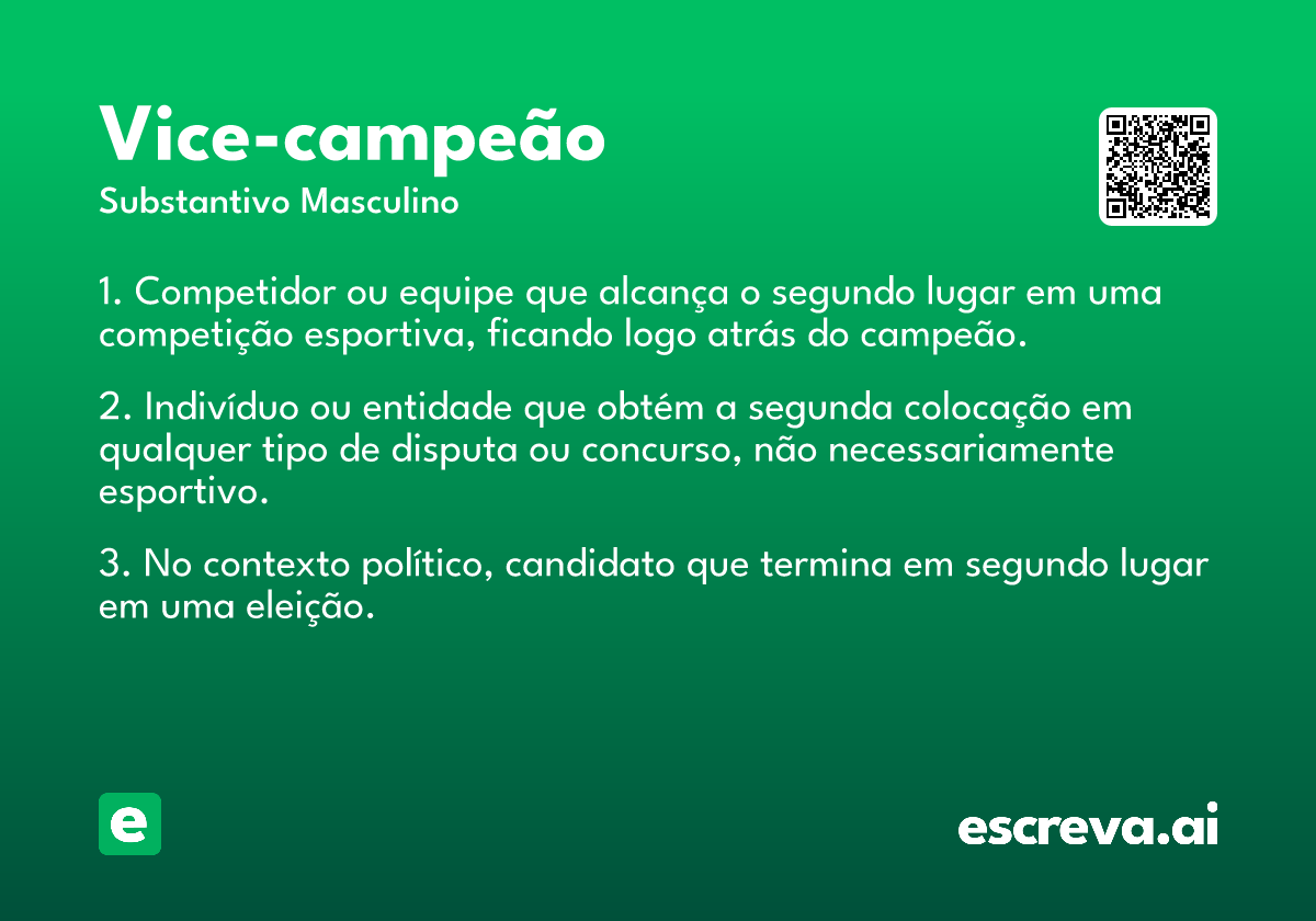 vice-campeão