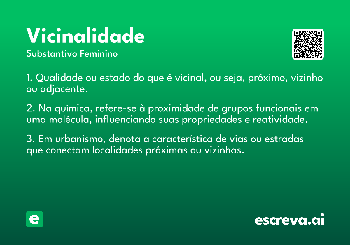 vicinalidade