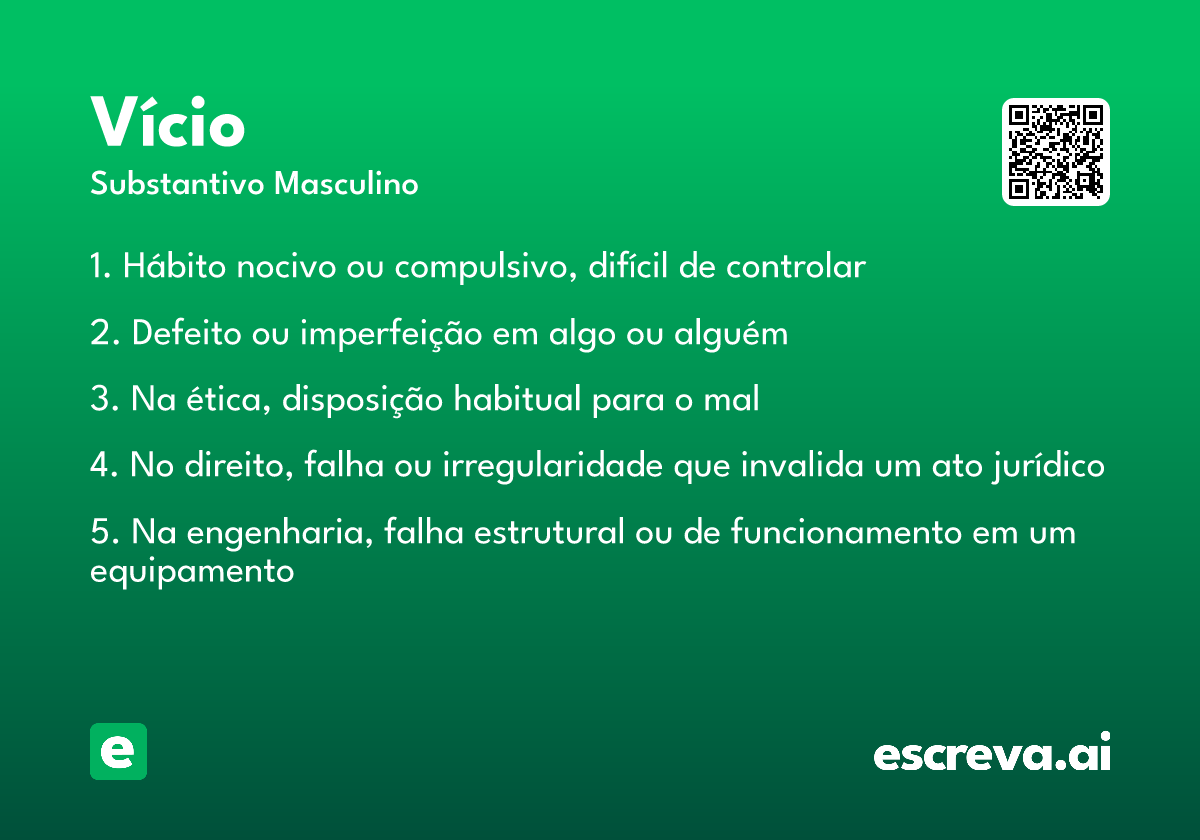 vício