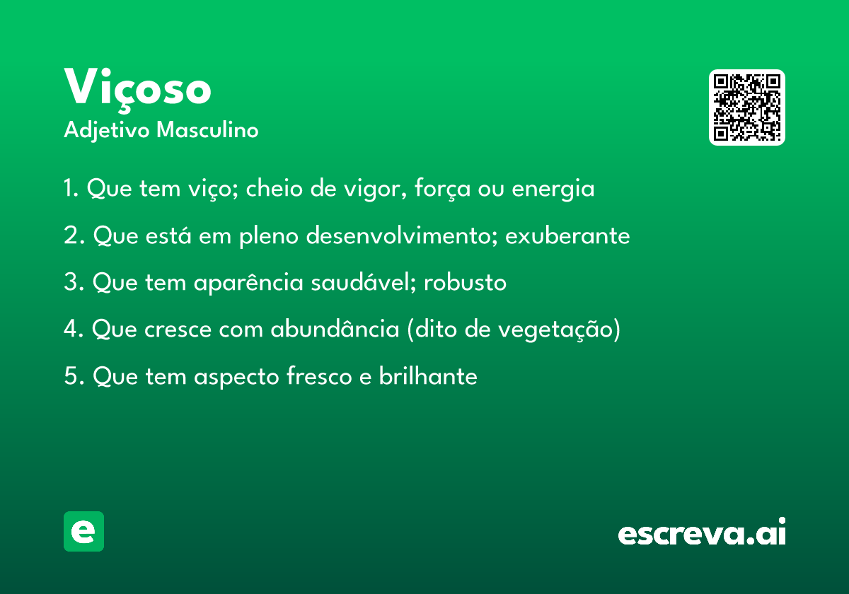 viçoso