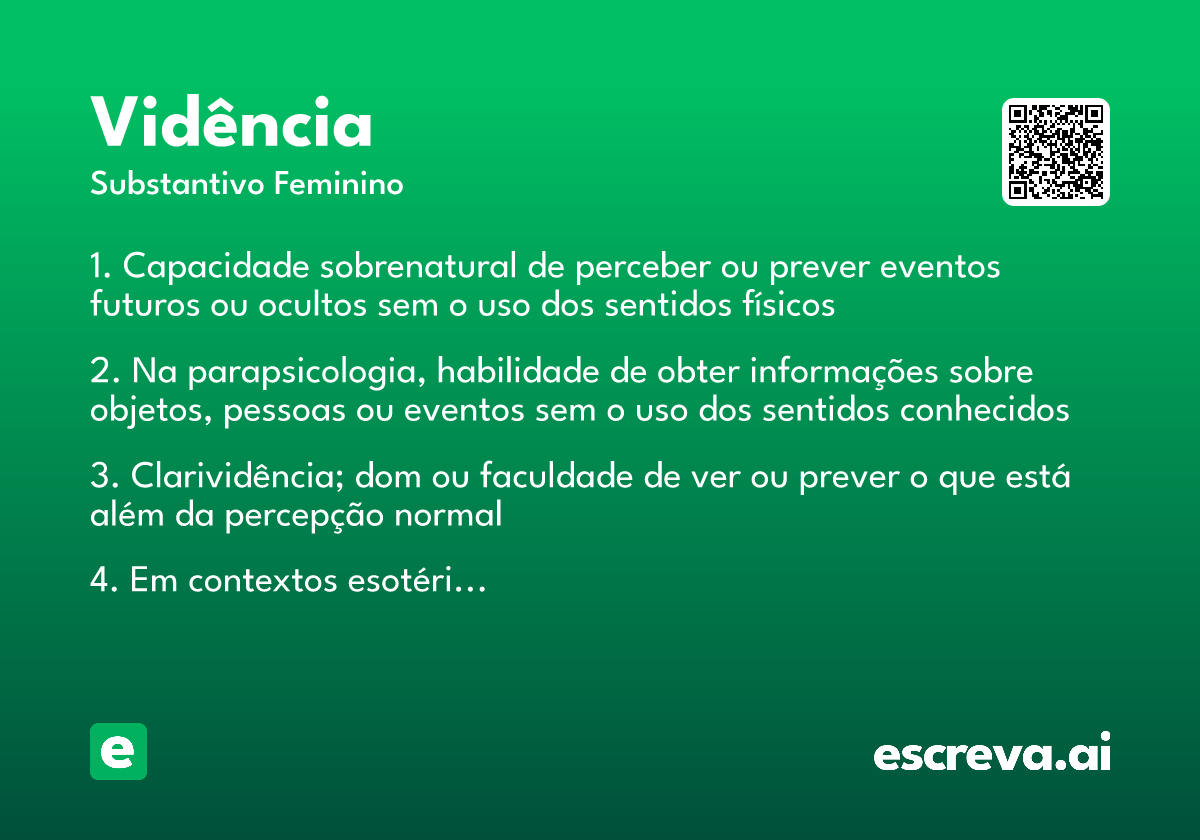 vidência