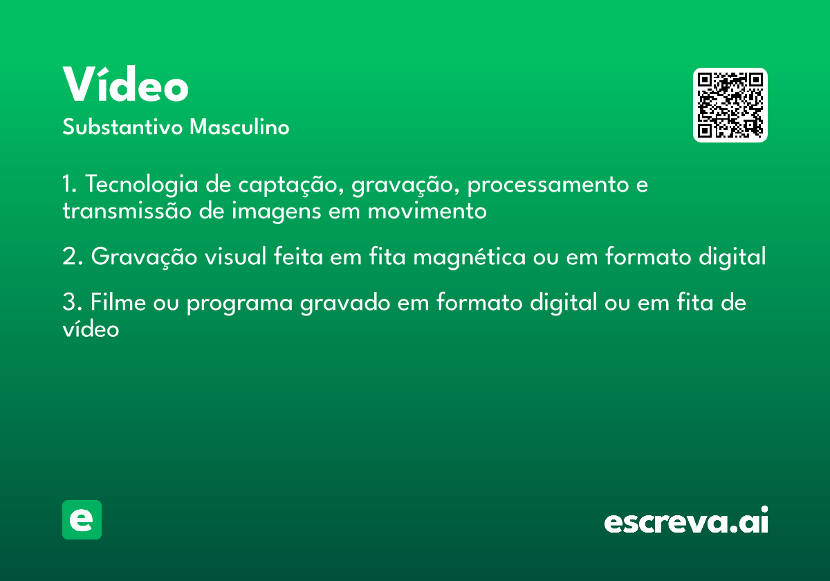 vídeo