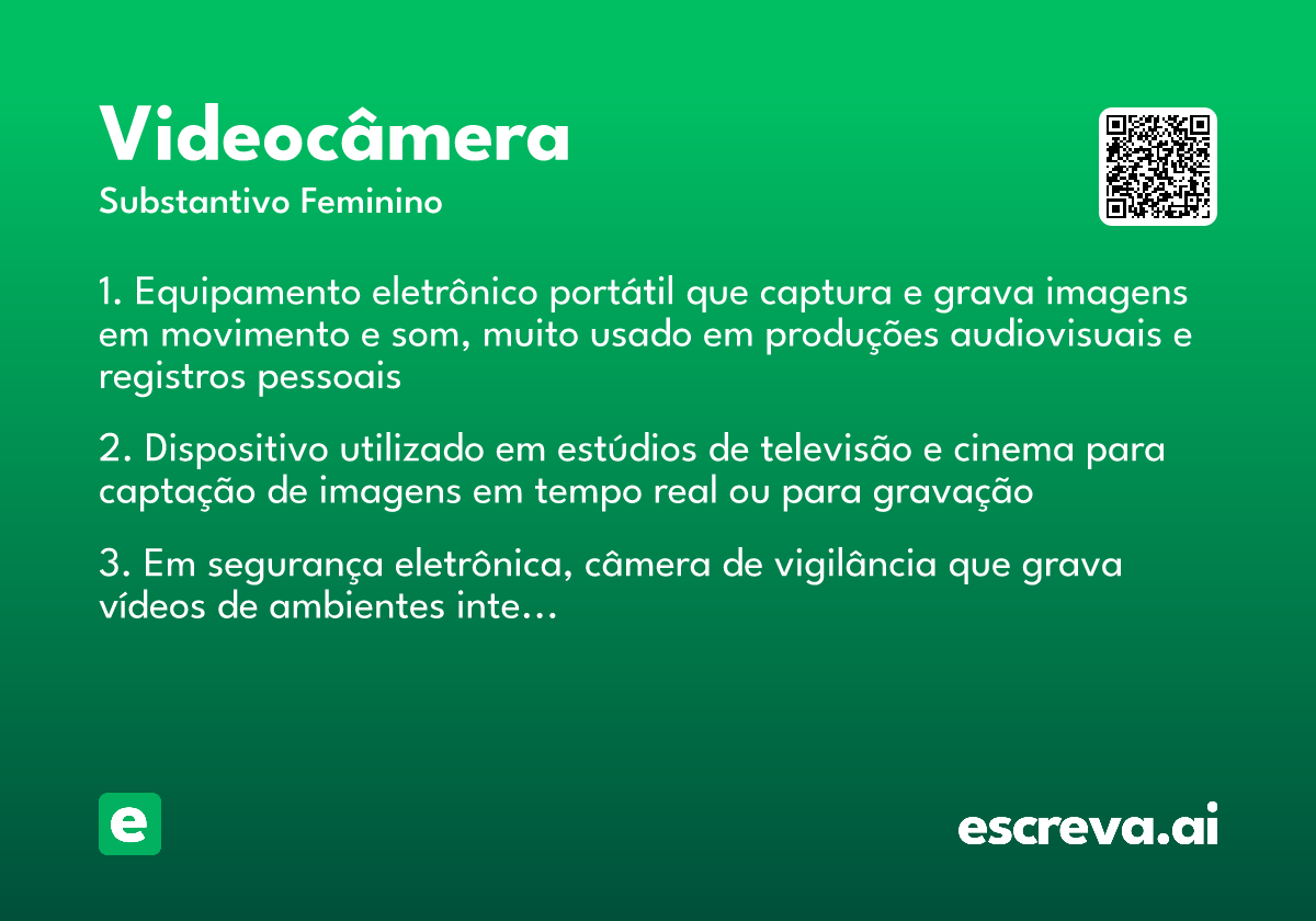 videocâmera