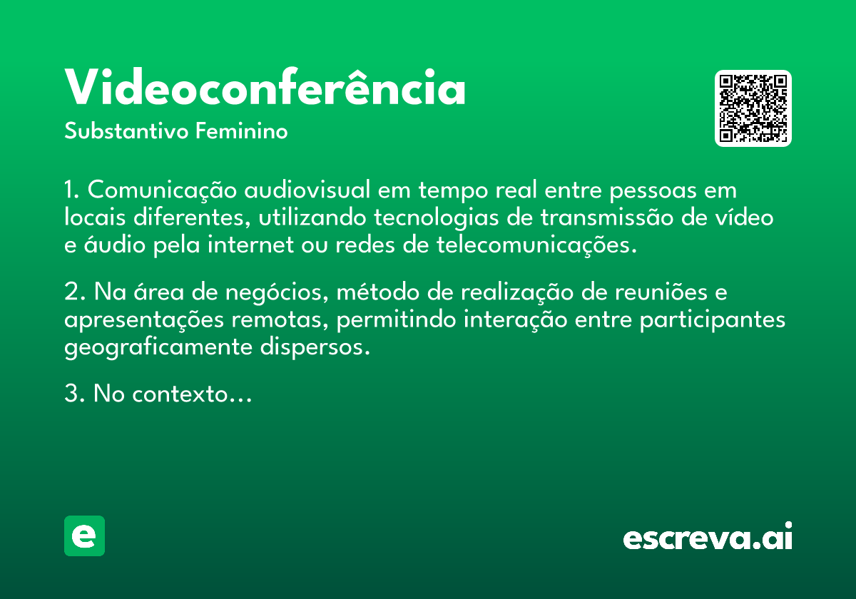 videoconferência