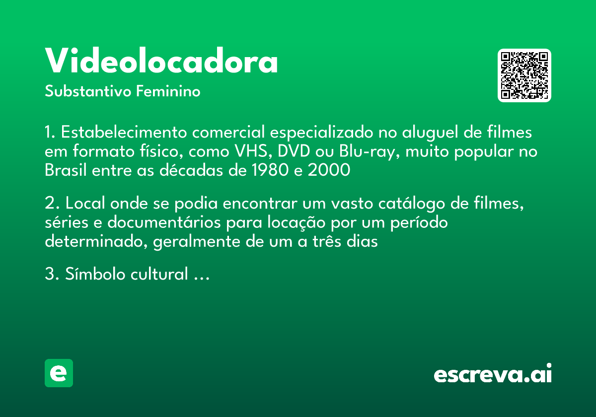 videolocadora