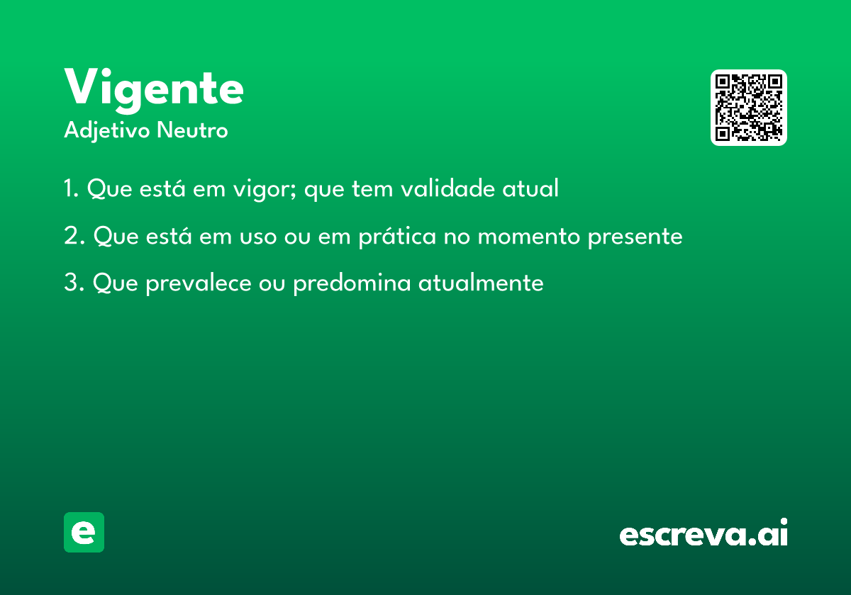 vigente