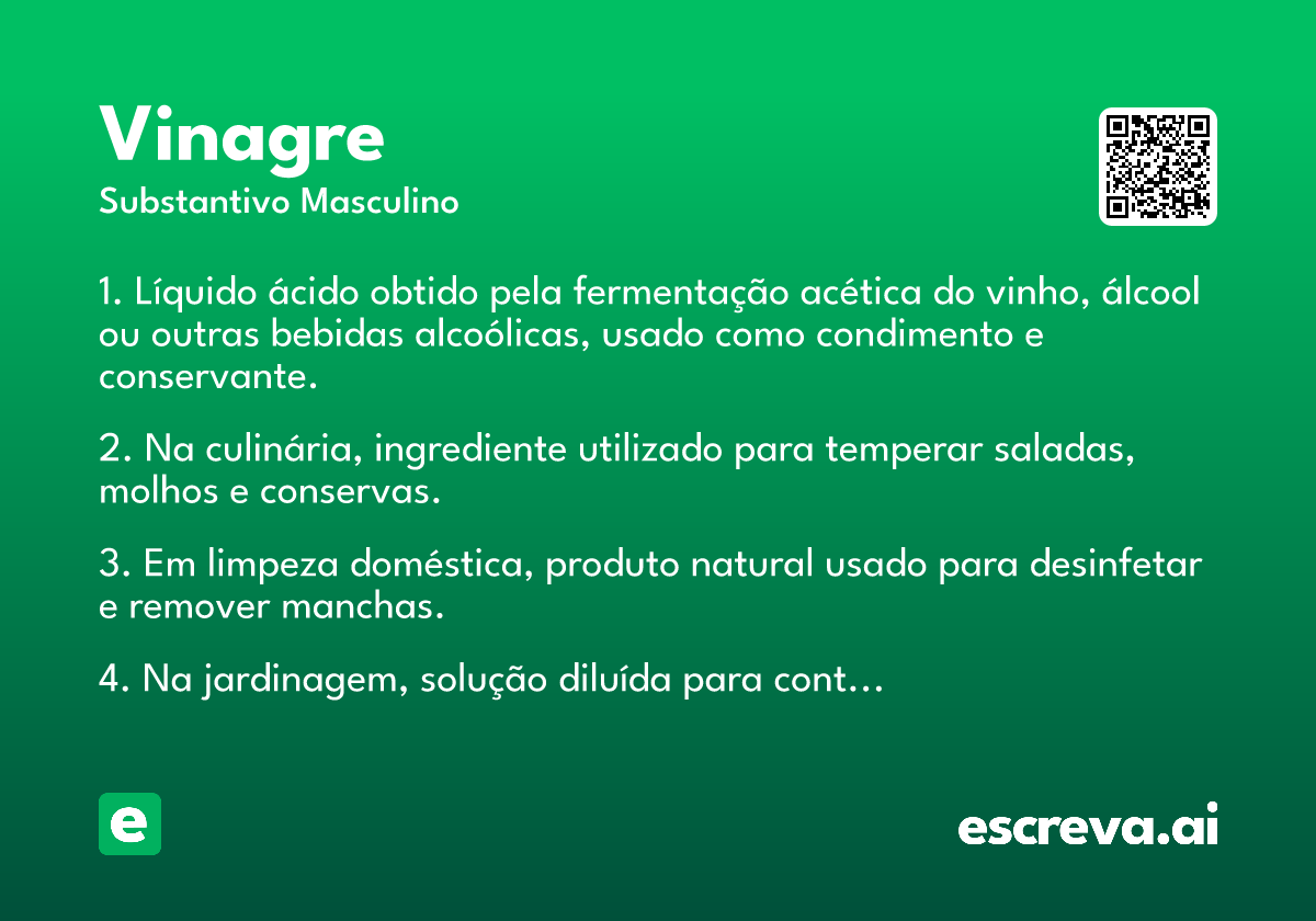 vinagre