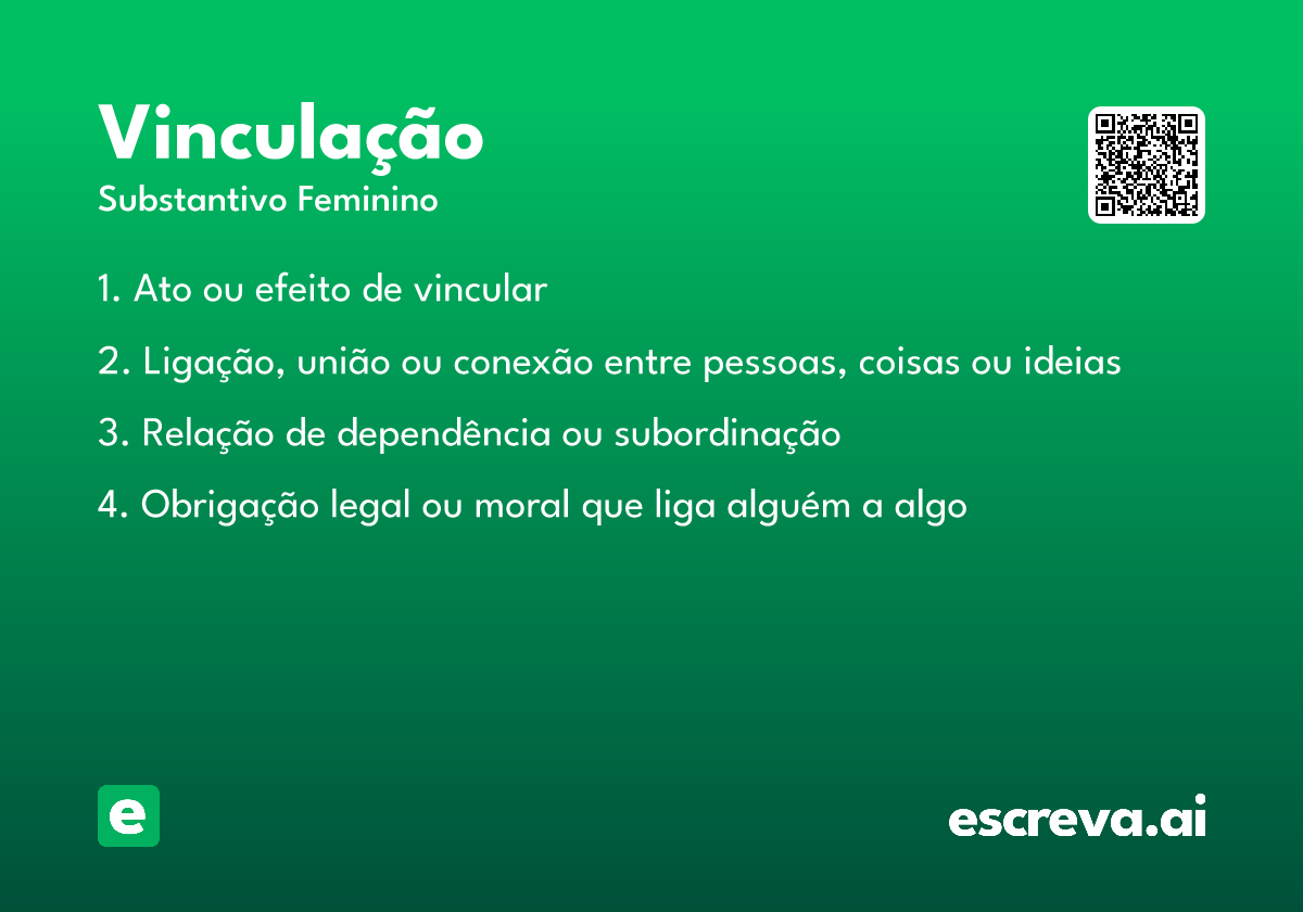 vinculação