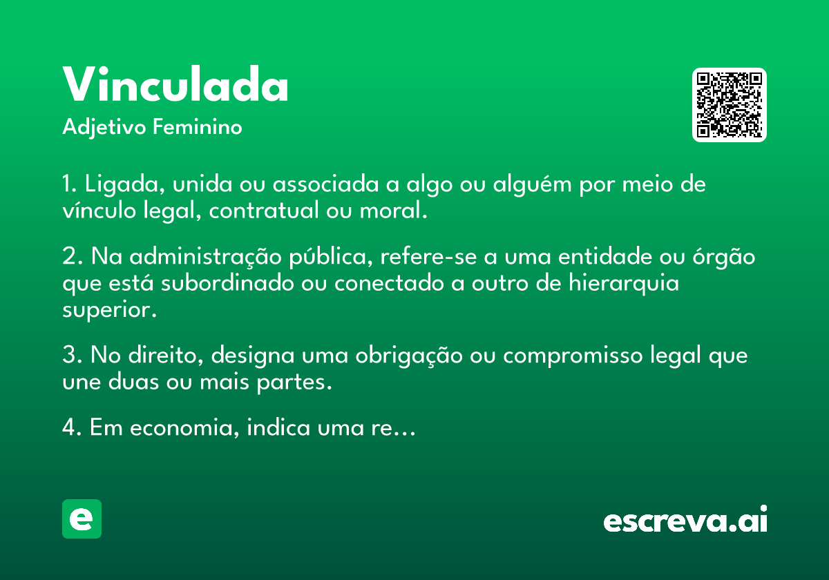 vinculada