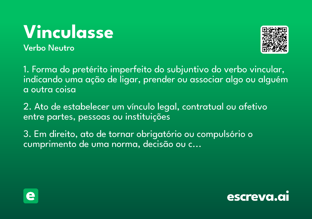 vinculasse