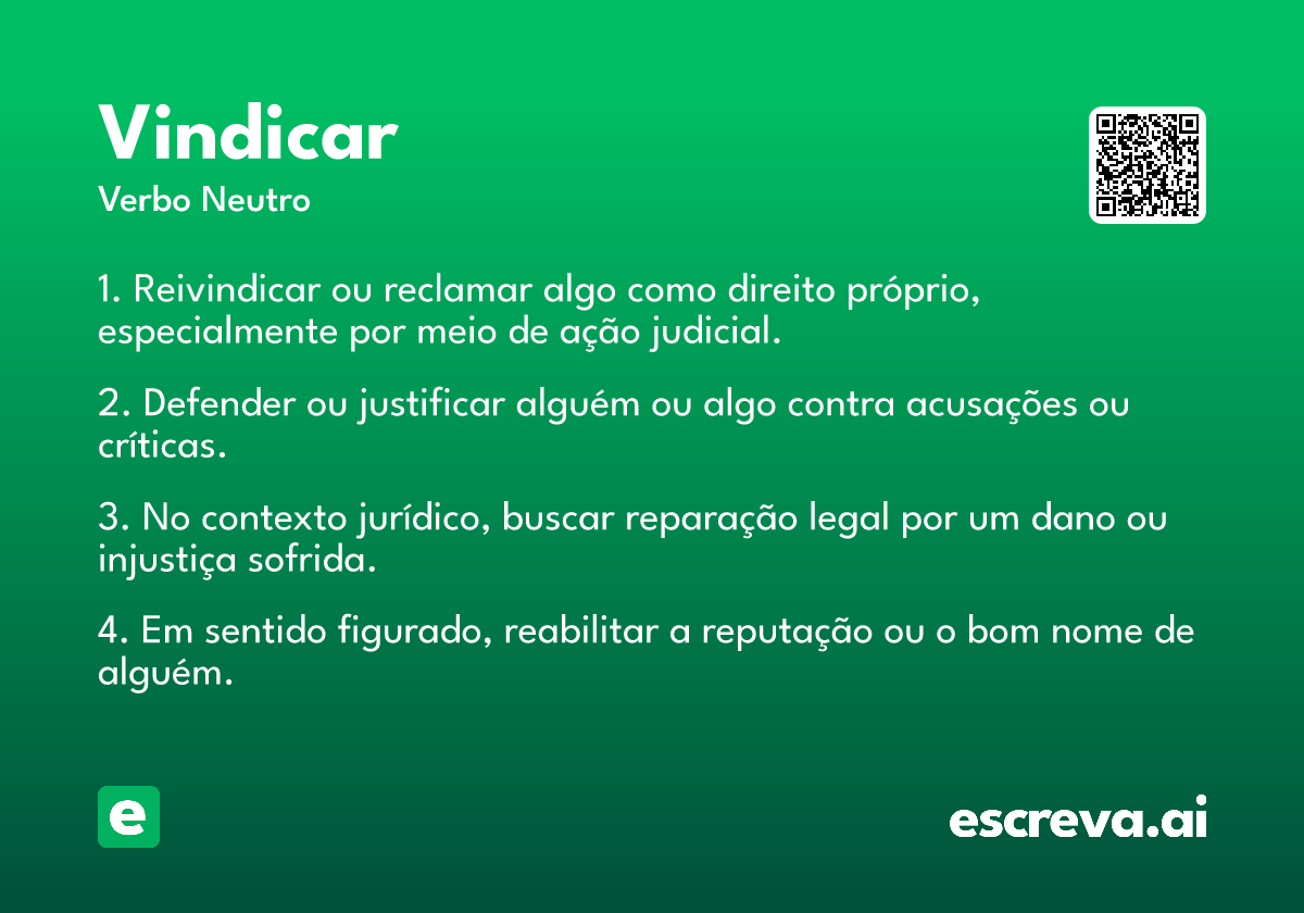 vindicar