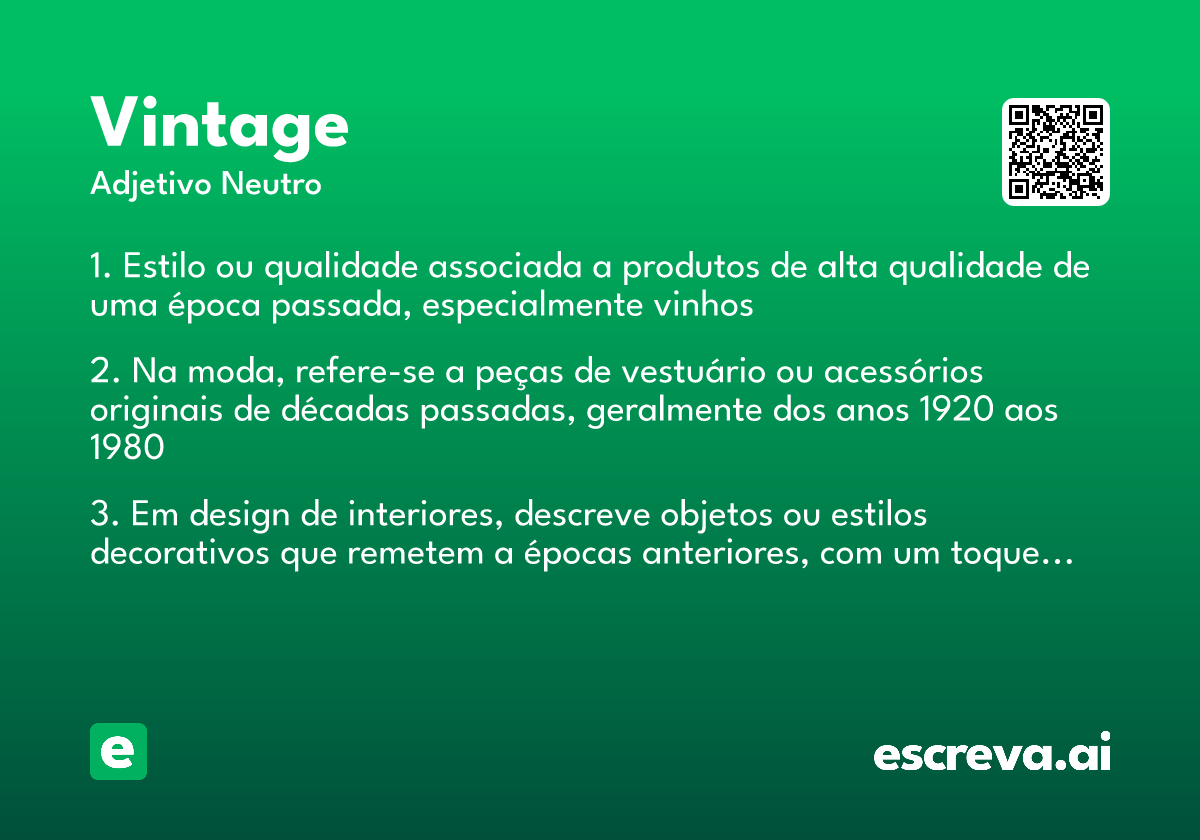 vintage