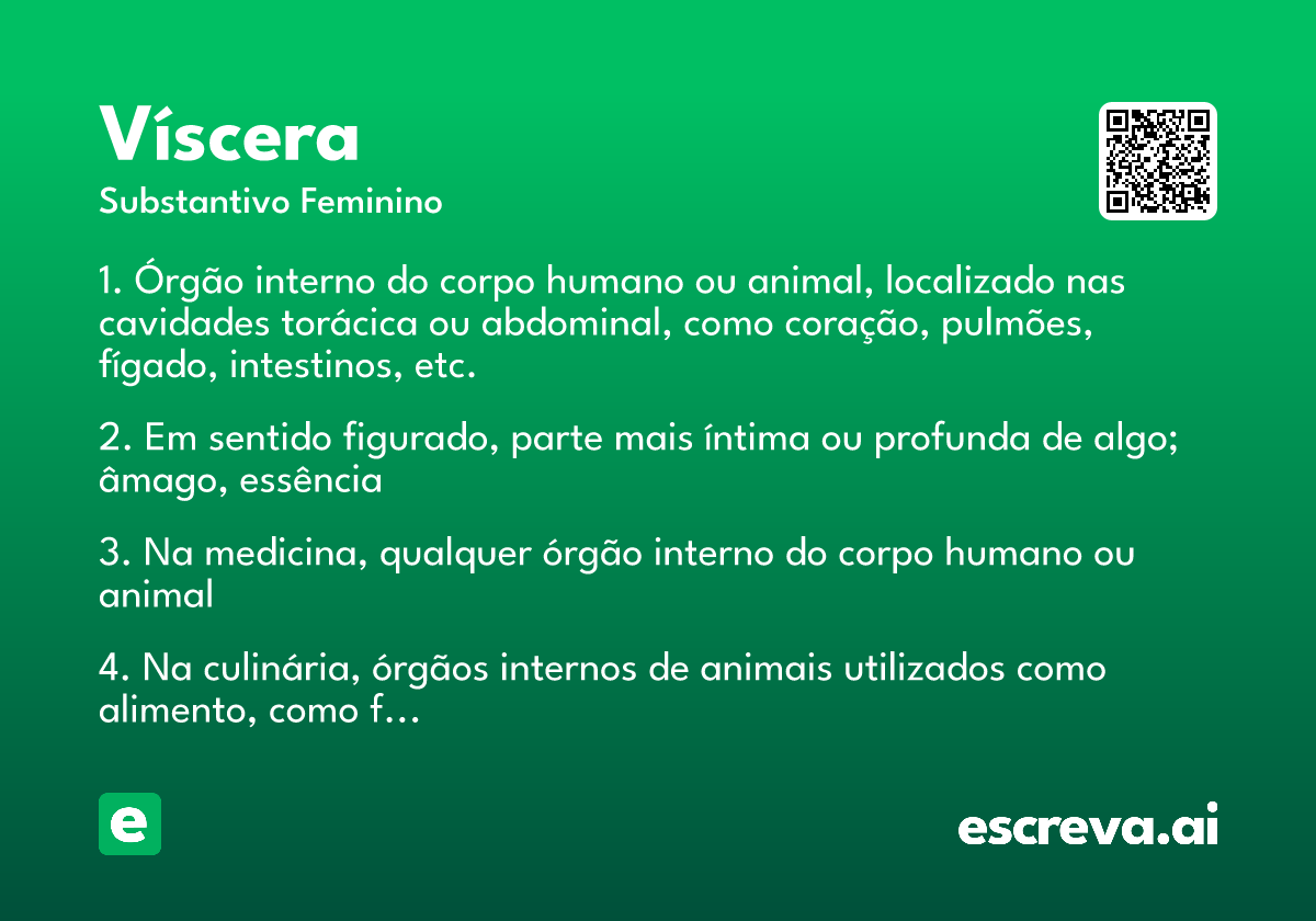 víscera