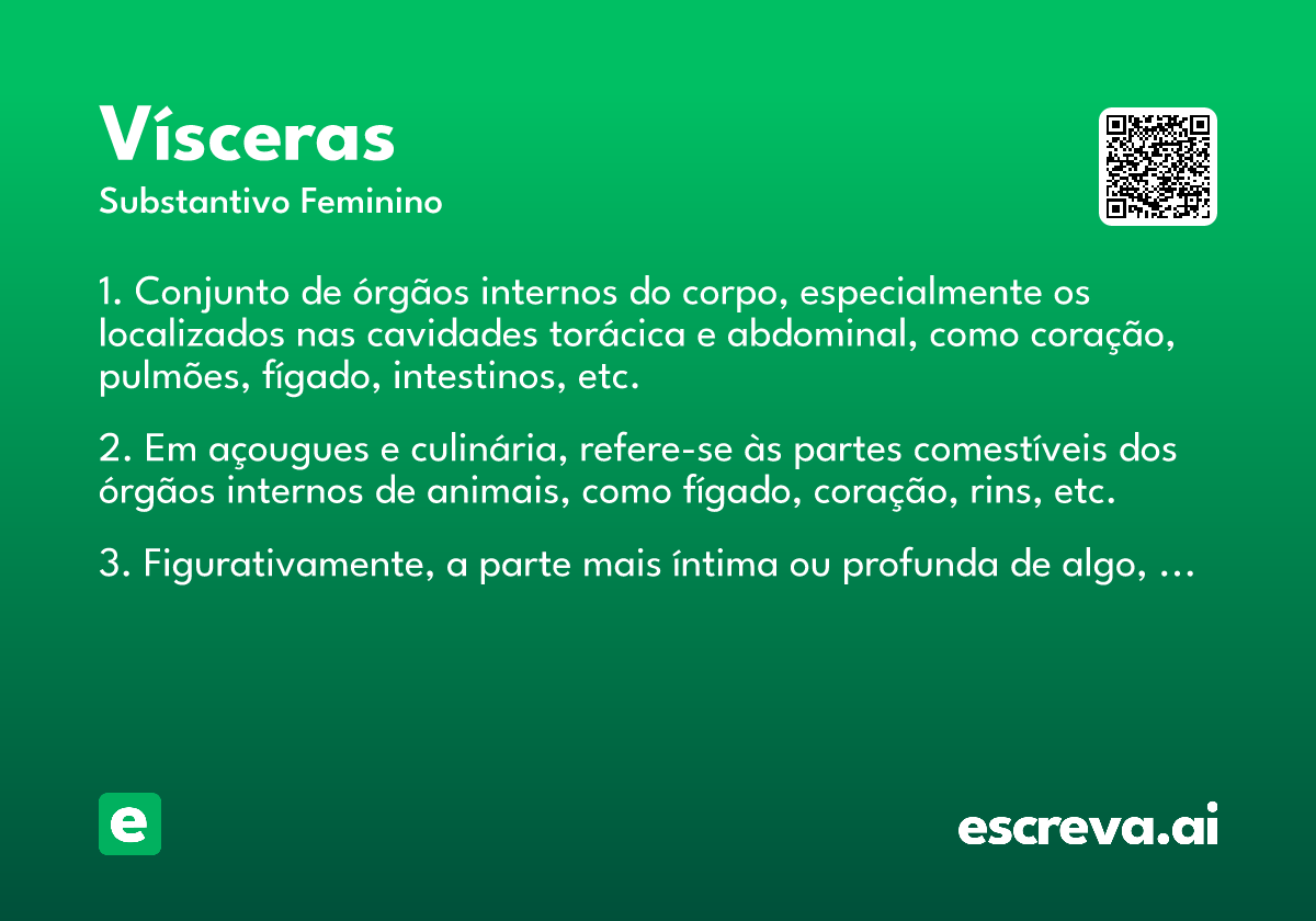 vísceras