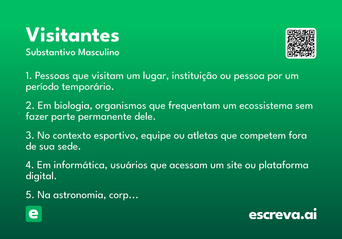 visitantes