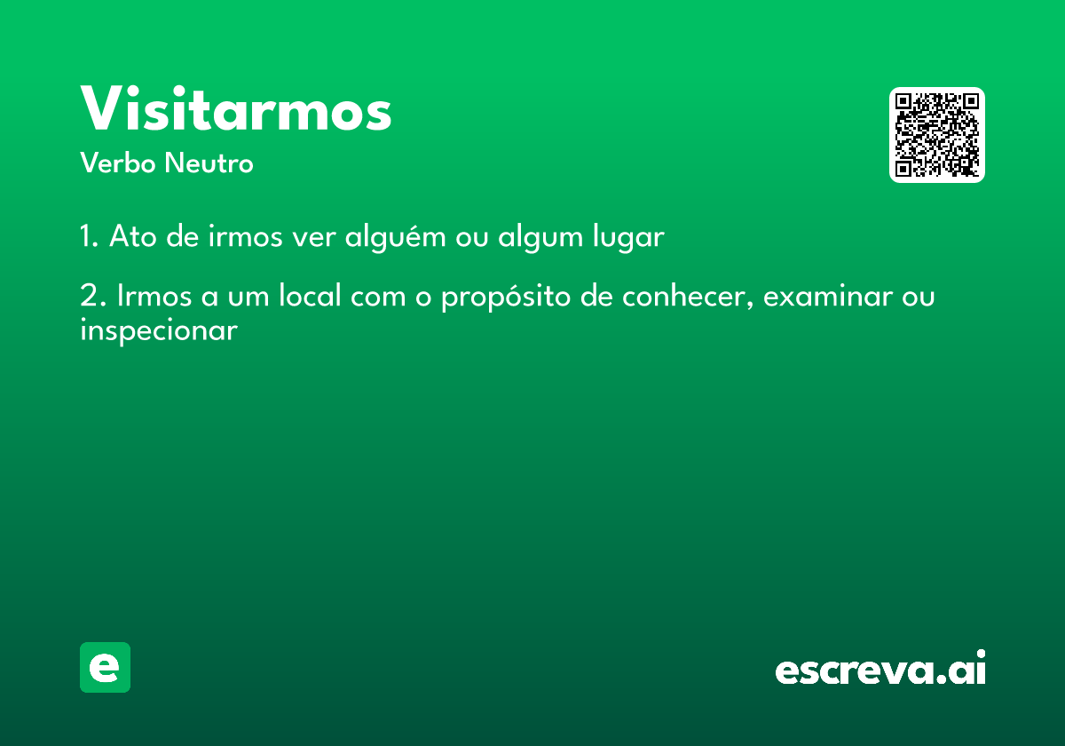 visitarmos