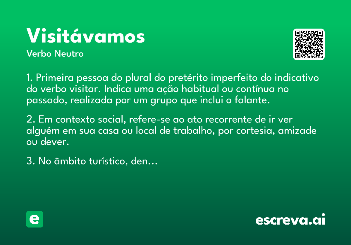 visitávamos