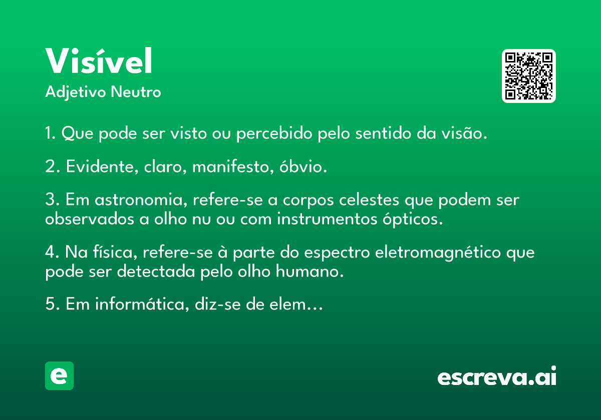 visível