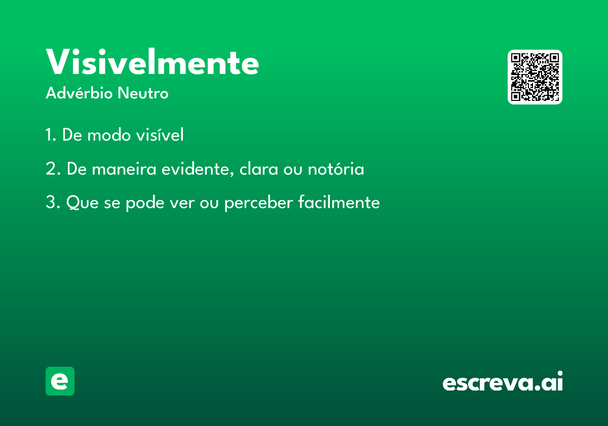 visivelmente